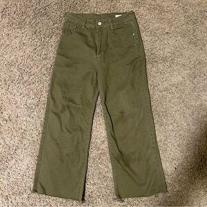 High Waisted Cropped Pants
